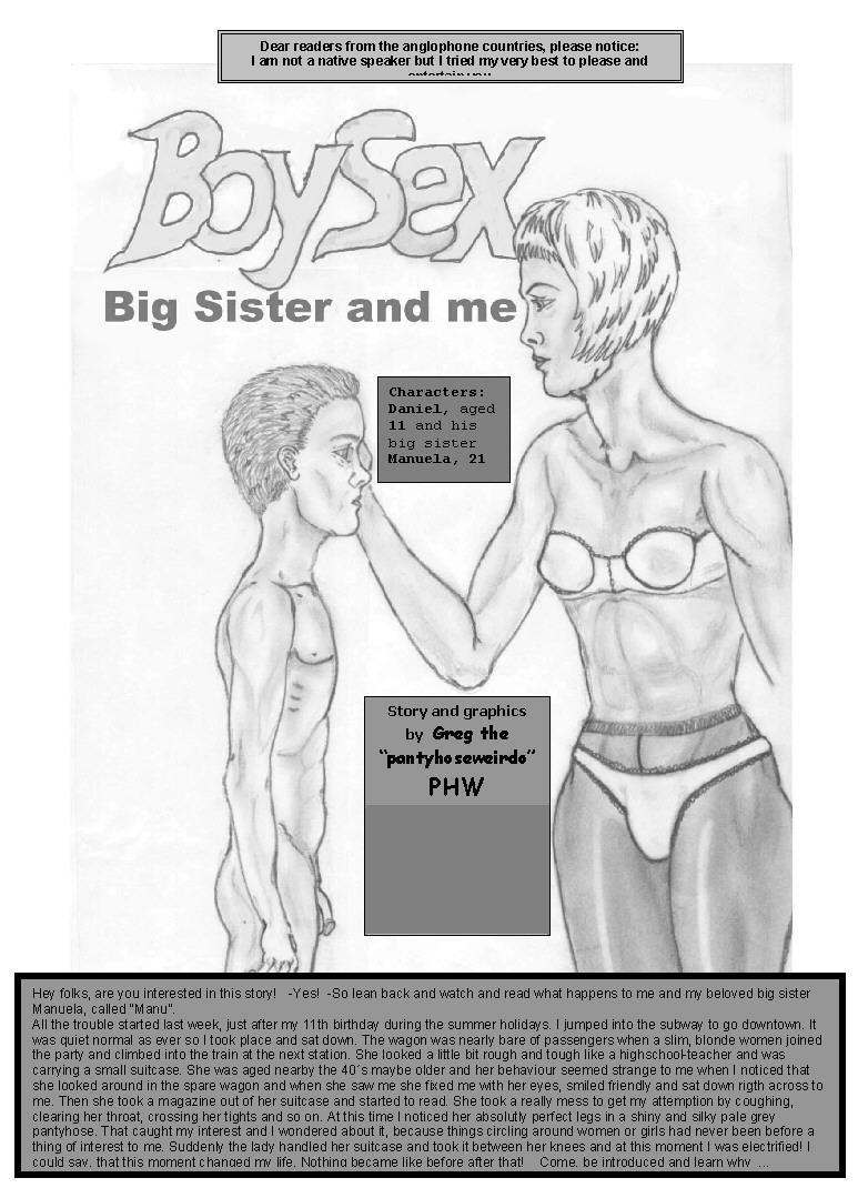 [BoySex] Big Sister and Me Porn Comics