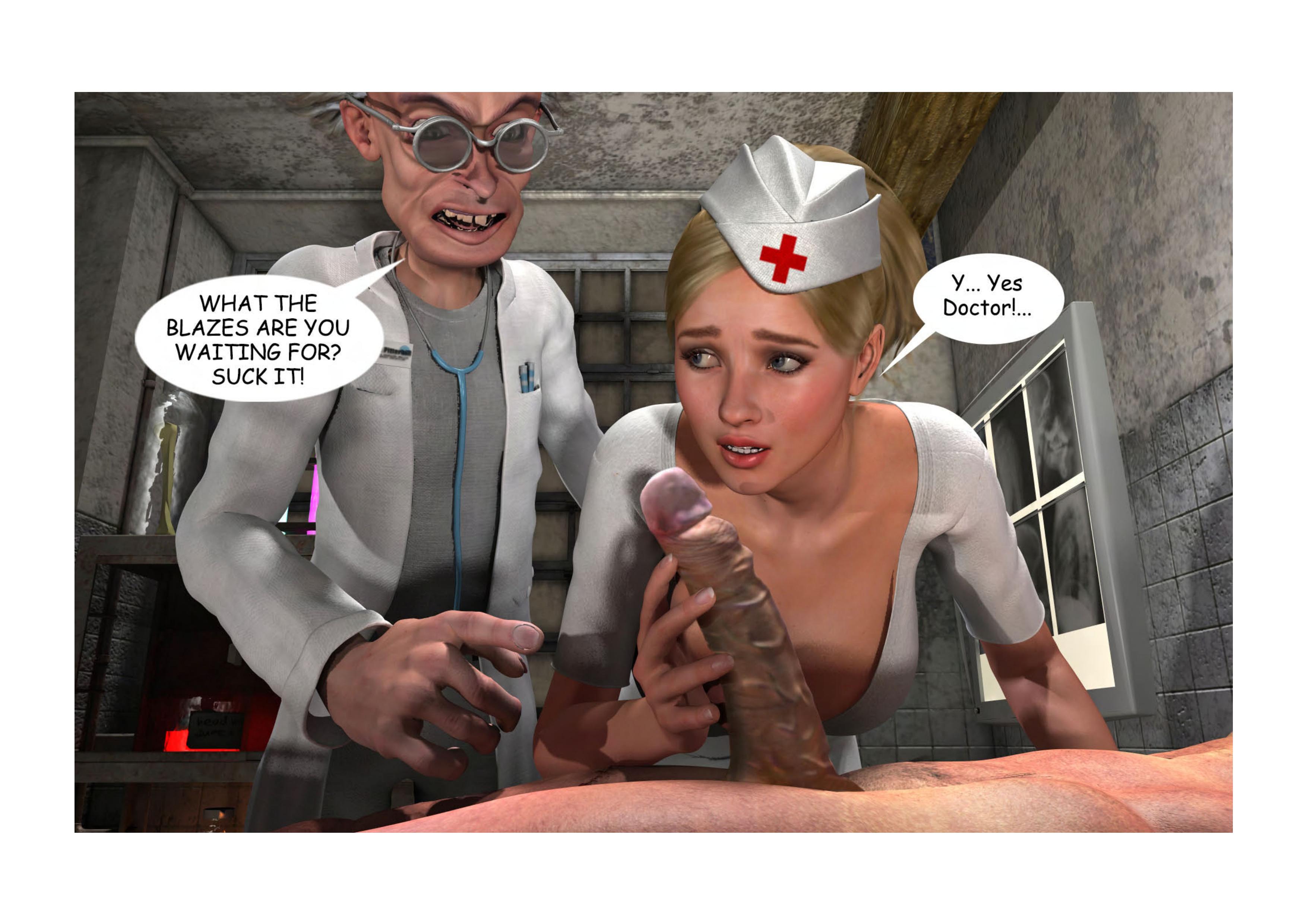 Hollys Freaky Encounters Night Shift Nurse from Supafly 3D Porn Comic